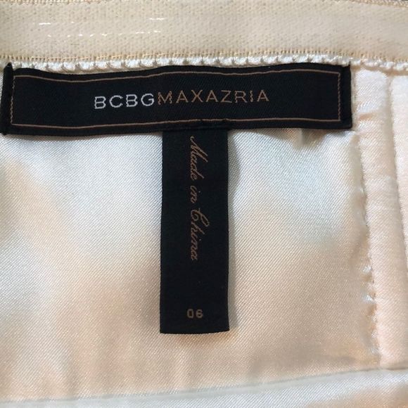 BCBG Maxazria Metallic Halter Dress - Picture 7 of 9